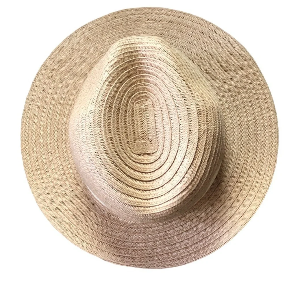 Nordstrom NWT Straw Sun Hat Dark Combo Size L-XL